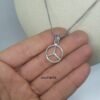 Mercedes Necklace Handmade solid 925 silver