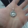 Mercedes Necklace Handmade-925 silver