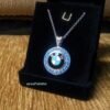 BMW Swarovski Necklace Handmade 925 silver