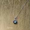 BMW Necklace ''Blue Swarovski Edition'' Handmade-925 silver