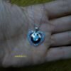 BMW Necklace Handmade 925 Silver Blue Love Necklace