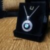 Bmw Swarovski Necklace Handmade 925 silver