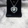 BMW Blue Love Necklace-Handmade-925 silver