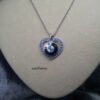 BMW Blue Love Necklace-Handmade-925 silver