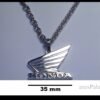 Honda Necklace 925 Silver Handmade Motorbike