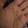 Mercedes Necklace Yellow Edition - Mercedes Benz Silver jewelry