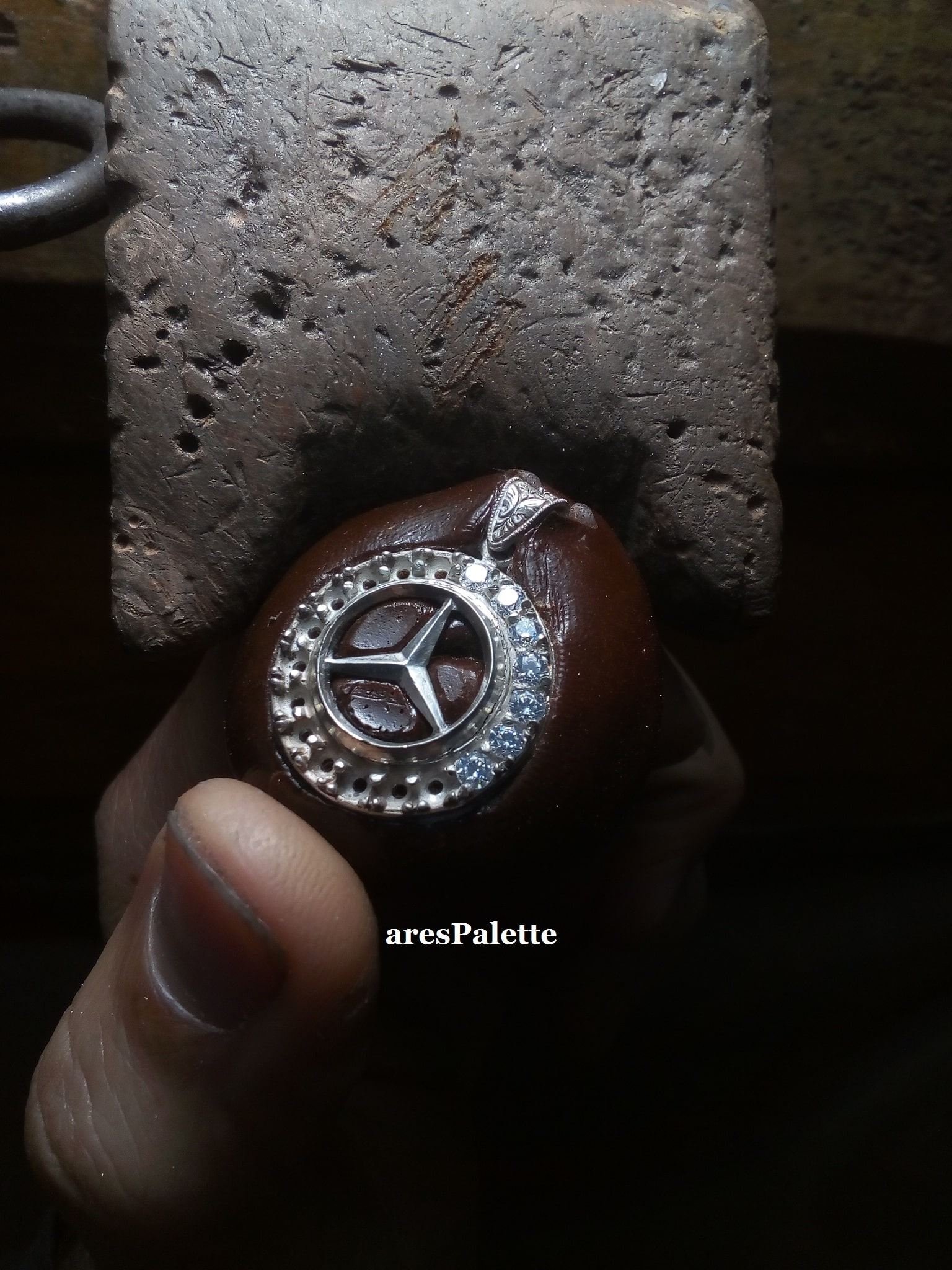 Herenring Zilver - Gold Plated 018 – Sehgal Juwelier