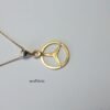 Mercedes Yellow Gold Necklace