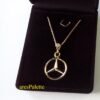 Mercedes Yellow Gold Necklace