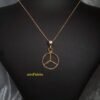 Mercedes Yellow Gold Necklace