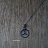 Mercedes Necklace ''Black Edition'' Handmade-925 silver