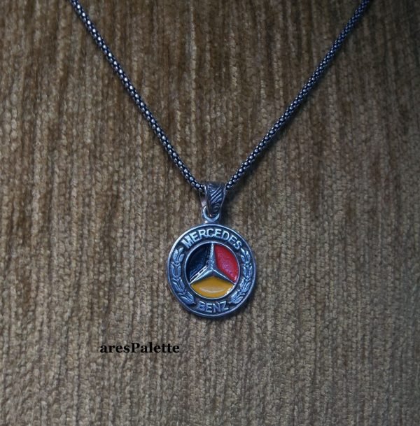 Mercedes-Benz ''Germany Edition'' Necklace-Handmade-925 silver