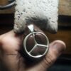 Mercedes Necklace Double Side Logo Necklace-Fully Handmade-925 silver