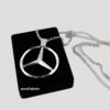 Mercedes Necklace Big Logo Necklace-Handmade-925 silver