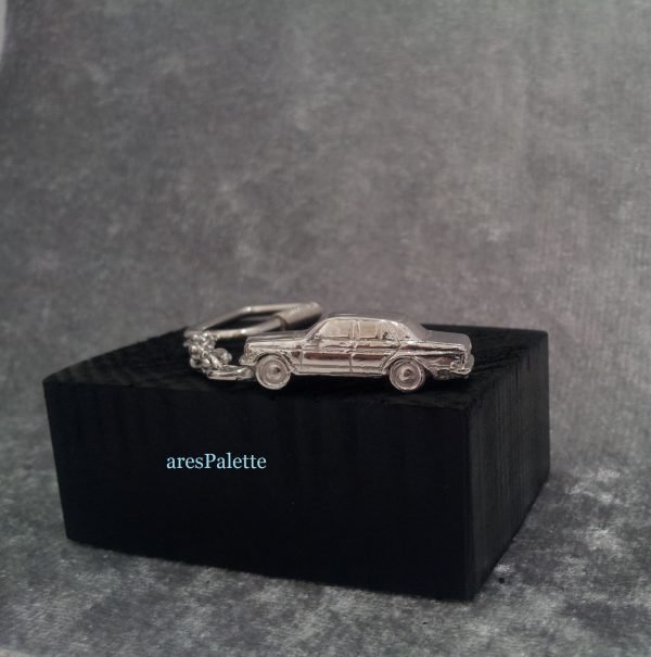 Mercedes W123 Keychain 925 Silver-Handmade