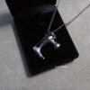 3D And Fully Handmade Realistic Sewing Machine Necklace 925 Silver