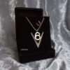 V6 Silver Necklace V8 Necklace Car Jewelry