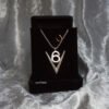 V6 Silver Necklace V8 Necklace Car Jewelry