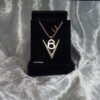 v6 silver pendant