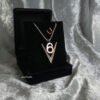 V6 Silver Necklace V8 Necklace Car Jewelry