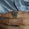 V6 Engine Ring Clang and brutal!! Handmade 925 silver