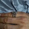 V6 Engine Ring Clang and brutal!! Handmade 925 silver