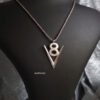 V8 Necklace 925 Silver V8 Necklace Car Jewelry