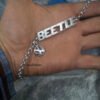 Volkswagen Beetle Bracelet 925 Silver Handmade