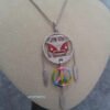 Volkswagen T1 Bus Necklace Peace Sign-925 Silver-Handmade