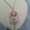 Volkswagen T1 Bus Necklace Peace Sign-925 Silver-Handmade