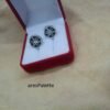 YAMAHA Earrings Handmade-''Black&White Edition''-925 silver