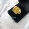 Yellow Aventurine Ring Fully handmade-925 Silver Special Design