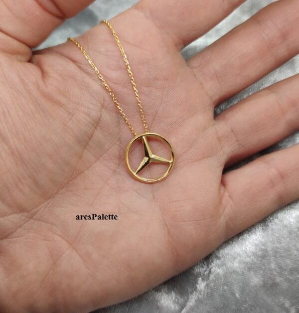 Mercedes Necklace ''Yellow Edition'' 925 Silver