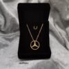 Mercedes Necklace ''Yellow Edition'' 925 Silver