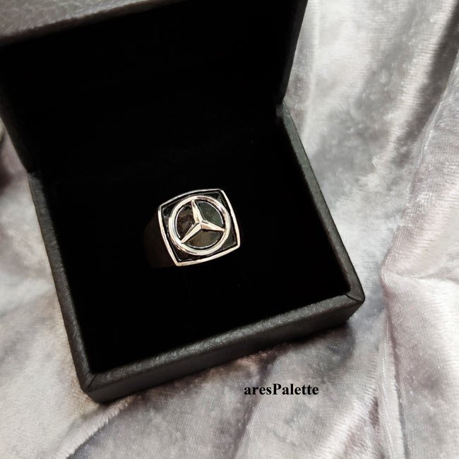 Mercedes Ring, Mercedes Benz ring, 925 sterling silver latest design 3d Ring  Men | Silverstuns